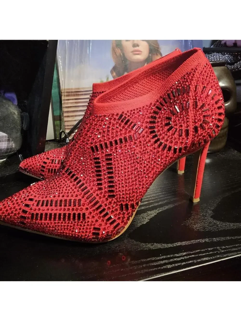 Thalia Sodi Women's Red Boot